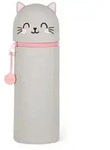Kawaii - 2-In-1 Silicone Pencil Case - Kitty / Legami / Bei Hugendubel