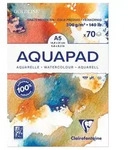 Aquarellblock Goldline Aquapad A5 geleimt 70 Blatt wei&szlig; 300g mittlere K&ouml;rnung...