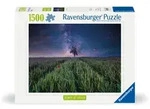 Erwachsenenpuzzle Power of Nature 1500 Teile - Nachthimmel &uuml;ber dem Kornfeld /