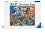 Erwachsenenpuzzle 2000 Teile - Auf dem Pegasus durch die L&uuml;fte / Ravensburger