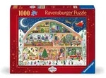 Erwachsenenpuzzle 1000 Teile - Die Weihnachtswerkstatt / Ravensburger Spieleverlag /