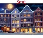 Wand-Adventskalender - Winterstadt am Abend / Coppenrath / Kalender