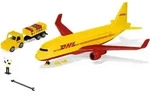 SIKU World - DHL Frachtflugzeug mit Zubeh&ouml;r