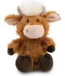 NICI 61117 - Farm Friends Hochlandrind McMooray Pl&uuml;sch sitzend 22 cm GREEN / NICI
