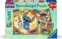 Ravensburger Spieleverlag Kinderpuzzle 3x49 Teile - Disney Stitch