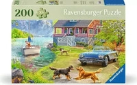 Ravensburger Spieleverlag Feel Well & Puzzle - Sommerhaus am See - Erwachsenenpuzzle