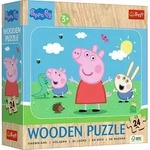Holz Puzzle Junior 24 - Peppa Pig / Trefl / Spiel