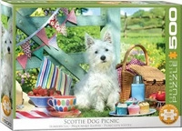 Eurographics 6500-5461 - Scottie Hunde Picknick Puzzle 500 Teile