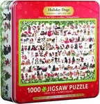 Eurographics 8051-0939 - Holiday Dogs Tin 1.000 Blech Puzzle