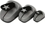 Creativ Company Stanzer-Set Stern Gr&ouml;&szlig;e 25+49+75 mm 3 Stk / Creativ Company