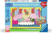 Ravensburger Spieleverlag Kinderpuzzle 2x12 Teile - Peppa Wutz - Zeit zu feiern!