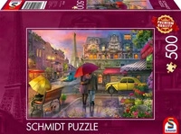 Schmidt Spiele Schmidt 59713 - Regenzauber in Paris Puzzle 500 Teile