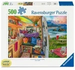 Erwachsenenpuzzle 500 Large Pieces - Beim Camping / Ravensburger Spieleverlag / Spiel