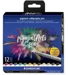 STAEDTLER Schreib- und Zeichbedarf pigment calligrafie Fasermaler Calligraphy 12er