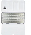 Schmincke Leerkasten f&uuml;r Aquarellfarben Metall f&uuml;r 48 x 1/2 oder 24 x 1/1 N&auml;pfchen