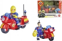 SIMBA TOYS Sam Feuerwehr Motorrad mit Figur