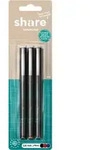 share Tintenroller schwarz-rot-blau 3er Set / Edding