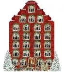 Wand-Adventskalender - Nostalgisches Weihnachtshaus / Coppenrath / Kalender