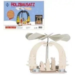 PEBARO 846 - Holzbausatz Weihnachtspyramide 41 Teile Holzkonstruktion zum