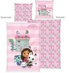 Herding 4438606050 - Bettw&auml;sche Gabby's Dollhouse Baumwolle/Renforc&eacute; 80x80/135x200