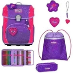 Scout Schulranzen Set Neo Superflash Extreme Schulranzen Set 4tlg Heartbeat /