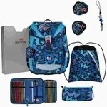 DerDieDas Schulranzen Set ErgoFlex Light Schulranzen Set 5tlg Dark Dragon /
