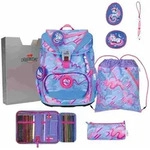 DerDieDas Schulranzen Set ErgoFlex Light Superflash Schulranzen Set 5tlg Magic
