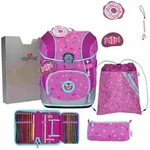 DerDieDas Schulranzen Set ErgoFlex Tiny Schulranzen Set 5tlg Sweet Sprinkles /