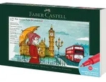Faber-Castell Tuschestift Pitt Artist Pen 12er Geschenk Set London / Faber-Castell