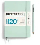 Notizbuch Medium (A5) EDITION 120 Hardcover 203 num. Seiten Mint Green liniert /