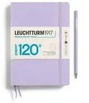 Notizbuch Medium (A5) EDITION 120 Hardcover 203 nummerierte Seiten Lilac dotted...