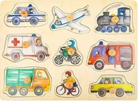 small foot Setzpuzzle Fahrzeuge der Stadt