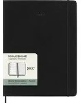 Moleskine 12 Monate Wochen Notizkalender 2027 XL 1 Wo = 1 Seite rechts linierte Seite
