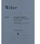 Weber Carl Maria von - Concertino op. 26 f&uuml;r Klarinette und Orchester von Carl...