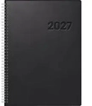 rido/id&eacute; 7027501907 Buchkalender Mod. Conform 2027 A4 Kunststoff schwarz / Baier &
