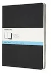 Moleskine Cahier XL 3er Set Punktraster Kartoneinband Schwarz / Moleskine...