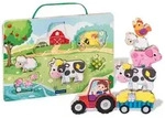 Play+ Magnetisches Holz-Z&auml;hl-Puzzle: Bauernhof - ab 12 Monate / Ravensburger