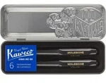 Moleskine Kaweco Ballpoint and Foutain Pen Set Black Medium Point and Medium Nib (0.7
