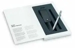 LAMY Kugelschreiber logo twin pen brushed im Lederetui / LAMY