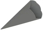 URSUS Schult&uuml;ten 3D-Schult&uuml;ten dunkelgrau H&ouml;he: 68 cm Durchmesser: 20 cm / Ludwig
