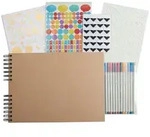 Set Scrapbooking Album 32x22cm Kraft Scrap' Addict / Quo Vadis / Bei Hugendubel