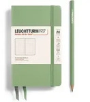 Notizbuch Pocket (A6) Hardcover 187 nummerierte Seiten Salbei Dotted /...
