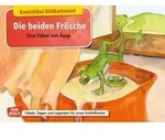 Die beiden Fr&ouml;sche. Eine Fabel von &Auml;sop. Kamishibai Bildkartenset. von Monika