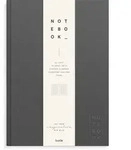 Burde Notizbuch Textil dunkelgrau liniert A4 / Burde Publishing AB / Notizbuch
