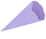 URSUS Schult&uuml;ten 3D-Schult&uuml;ten flieder H&ouml;he: 68 cm Durchmesser: 20 cm /...
