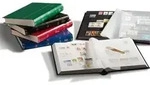 Briefmarken Einsteckbuch BASIC Einband unwattiert in Blau DIN A4 / Leuchtturm GmbH /