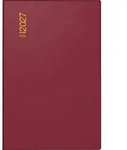 rido/id&eacute; 7016212297 Taschenkalender Mod. Industrie II 2027 A7 Kunststoff bordeaux /