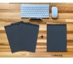A 4 Notizblock - Set 3+1 gratis Luxury 80 Seiten BLAU NEW LAPISLAZULI...