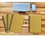 A 4 Notizbuch - Set 3+1 gratis Luxury 80 Seiten GOLD GMUND SHIMMER kariert...