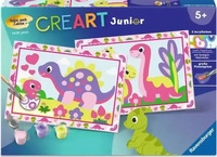 Ravensburger Spieleverlag CreArt Malen nach Zahlen Junior - Bunte Dinosaurier
